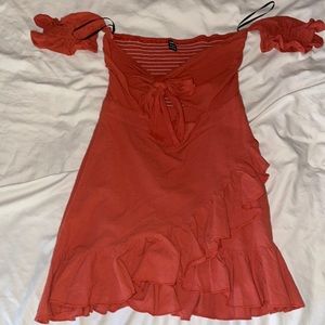 Burnt Orange Shein Dress